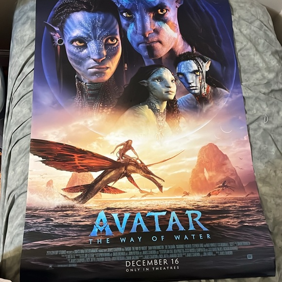 Avatar Accessories - Avatar Movie Poster (READ) 27x40 Way of the Water Theatrical Origin Double Sided